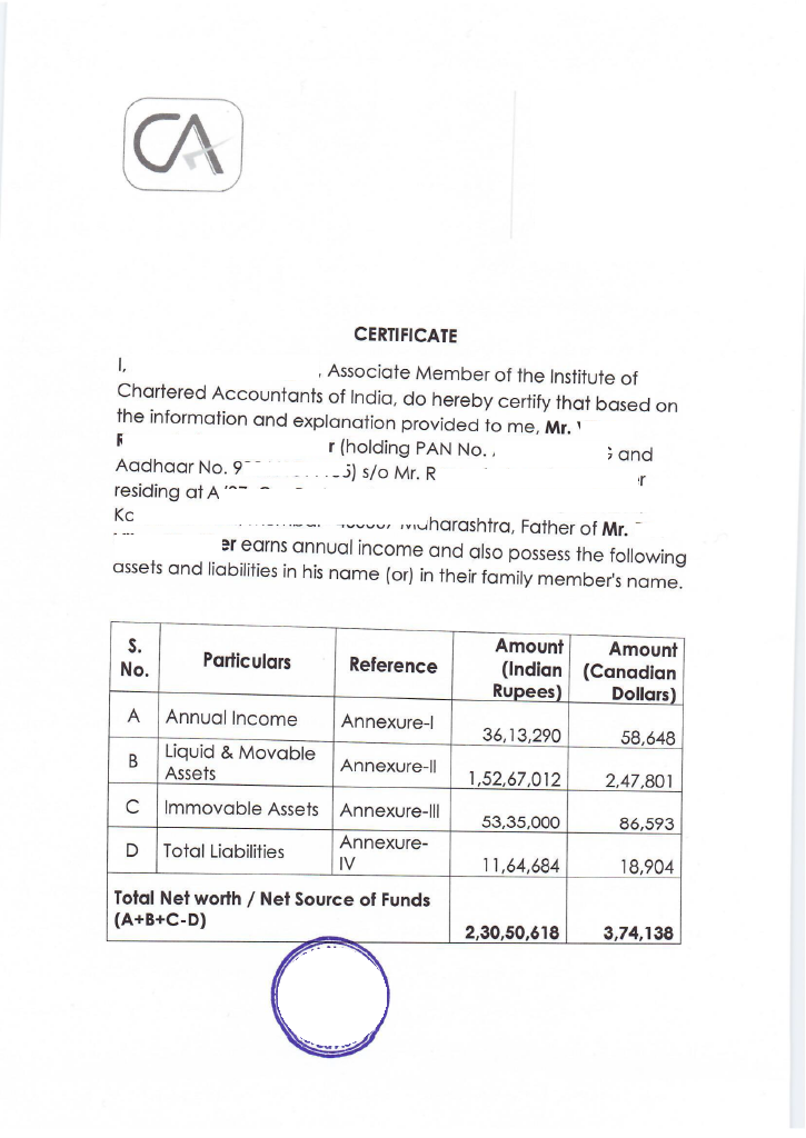 CA Certificate — Main Page